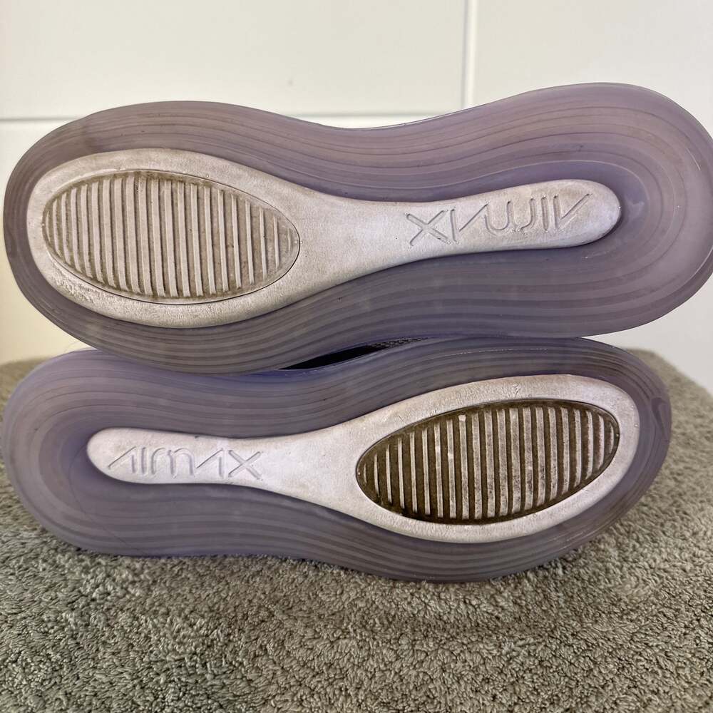 Nike Air Max 720 Pure Platinum Oxygen Purple Women's Sneakers - Picture 7 of 8
